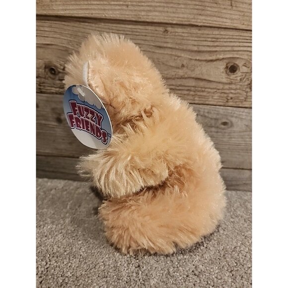 NWT Fuzzy Friends Plush 8 Inch Light Brown Teddy Bear Stuffed Animal Toy - Picture 4 of 10